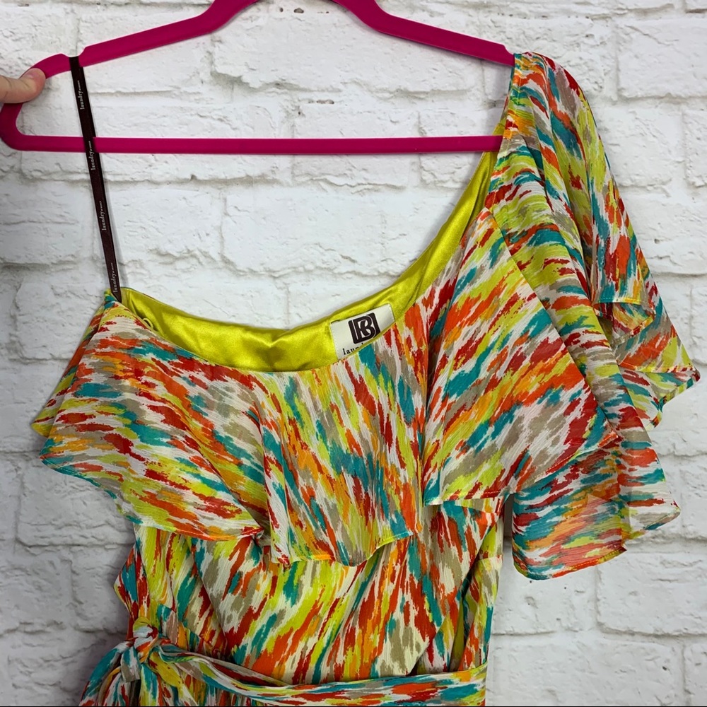 Laundry By Design Ruffled One Shoulder Mini Dress - Picture 4 of 11